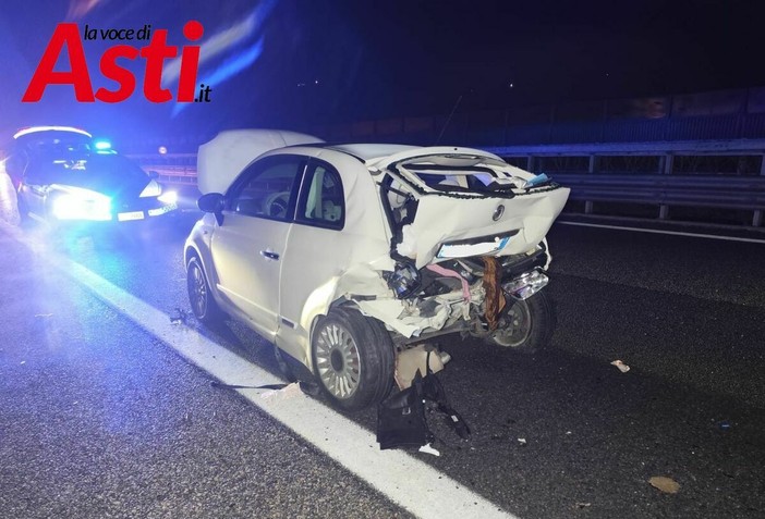 La 500 su cui viaggiavano Matilde Baldi e la madre, dopo il tragico incidente La 500 su cui viaggiavano Matilde Baldi e la madre, dopo il tragico incidente