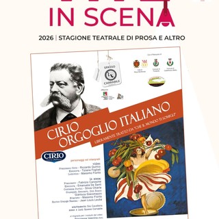 Costigliole d’Asti, in scena “Cirio – Orgoglio italiano” al Teatro Comunale