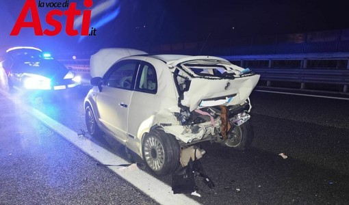 La 500 su cui viaggiavano Matilde Baldi e la madre, dopo il tragico incidente La 500 su cui viaggiavano Matilde Baldi e la madre, dopo il tragico incidente