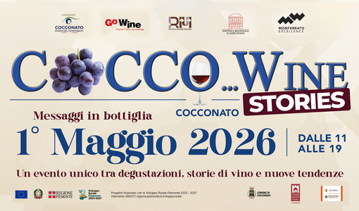 Cocconato celebra il vino contemporaneo: il 1° maggio torna “Cocco Wine Stories – Messaggi in bottiglia”