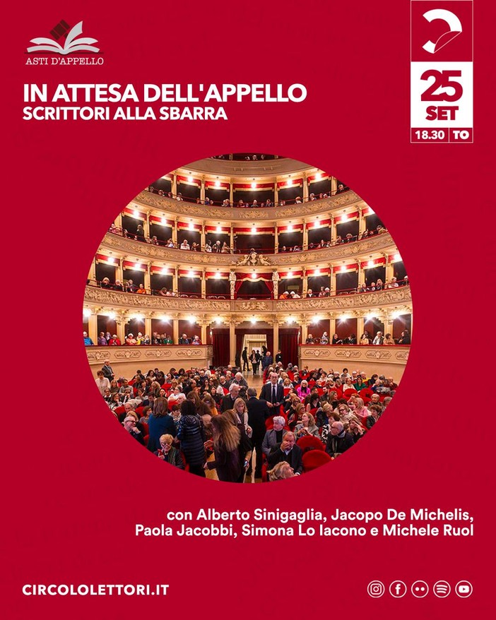 La locandina dell'iniziativa