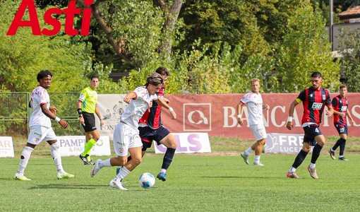 Daniel Bresciani, in azione contro il Gozzano (ph: MerfePhoto)
