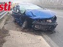 Immagini relative il primo dei due incidenti avvenuti in mattinata