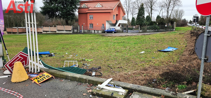 Il luogo del terribile schianto