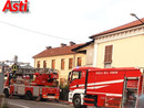 Incendio appartamento in corso Alessandria al bivio per Castiglione