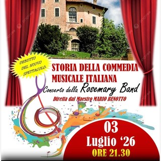Roatto, la Rosemary Band protagonista di “Storia della commedia musicale italiana” ai “Venerdì della Stele”