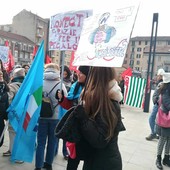 Il presidio Konecta a Torino