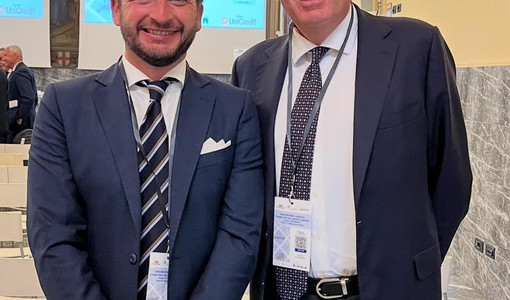 Luca Quaglia con Cesare Rossini (a destra) Luca Quaglia con Cesare Rossini (a destra)