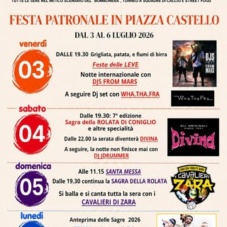 Castell’Alfero celebra la Festa Patronale: quattro giorni di musica, gastronomia, camminate e cultura