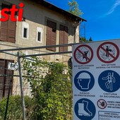 In foto: il cantiere della nuova Casa della Comunità di Canelli