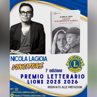 A Nicola Lagioia la VII edizione del Premio Lions per le prefazioni