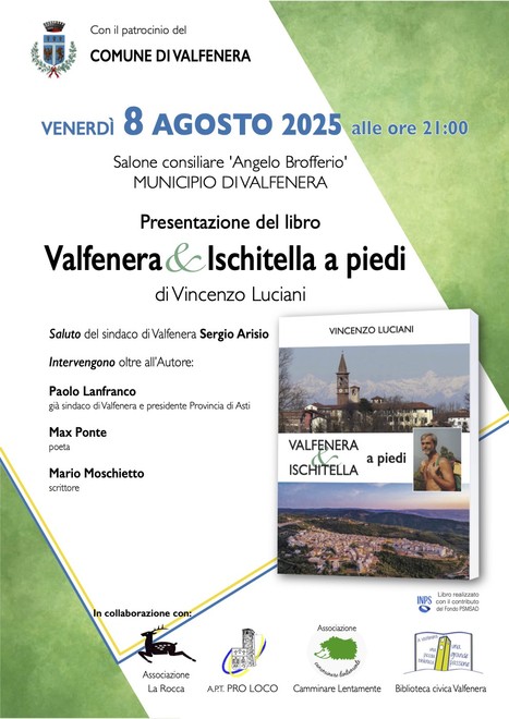 &quot;Valfenera&amp;Ischitella a piedi&quot;: presentazione del libro di Vincenzo Luciani