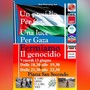 La locandina del presidio