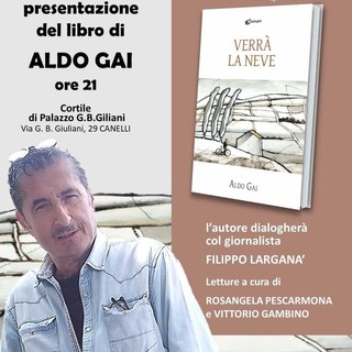 "Verrà la neve", il nuovo volume di Aldo Gai debutta a Canelli