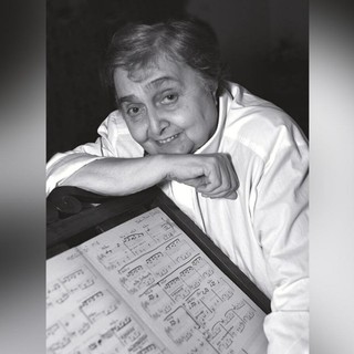 Lidia R. Bianco ritratta dall'obiettivo di Giulio Morra (foto tratta dal trimestrale Astigiani)