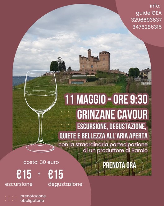 Escursione enologica a Grinzane Cavour tra vigneti e degustazioni