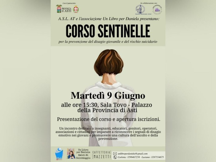Fragilità giovanili, Asl AT e associazioni insieme per formare nuove sentinelle sul territorio