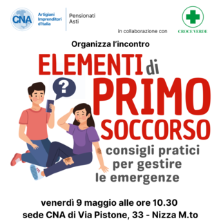 Primo soccorso: a Nizza Monferrato un incontro per imparare a salvare una vita