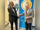 La presidente degli infermieri Stefania Calcari e il presidente dei camici bianchi Claudio Lucia