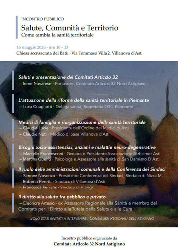La locandina dell'incontro