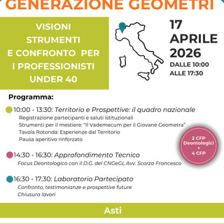 Generazione Geometri: ad Asti il confronto tra i professionisti under 40