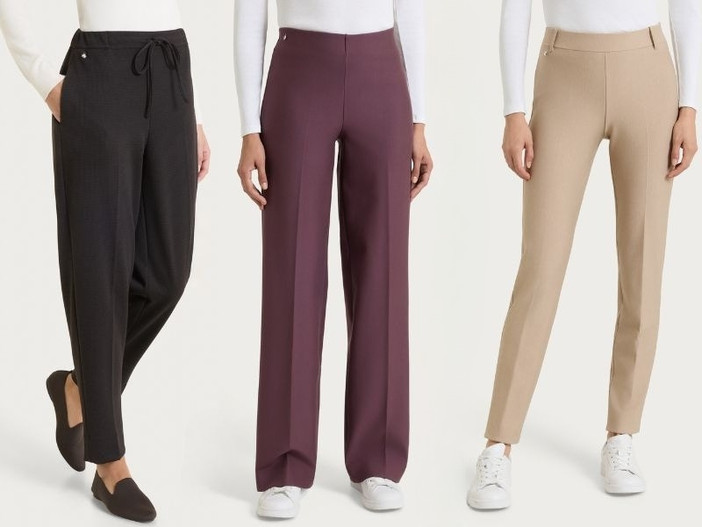 Pantaloni eleganti donna: il nuovo tailoring sceglie linee più morbide e confortevoli Pantaloni eleganti donna: il nuovo tailoring sceglie linee più morbide e confortevoli