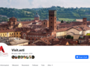 La pagina Facebook Visit.asti con l'evidenza di un mucchio di follower