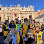 La delegazione Lions in piazza San Pietro