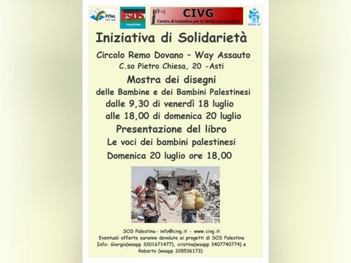 La locandina dell'iniziativa