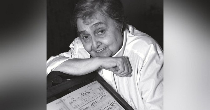 Lidia R. Bianco ritratta dall'obiettivo di Giulio Morra (foto tratta dal trimestrale Astigiani)