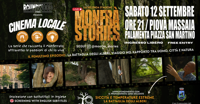 La battaglia degli alberi nelle città moderne al centro di Monfrà Stories LIVE La battaglia degli alberi nelle città moderne al centro di Monfrà Stories LIVE