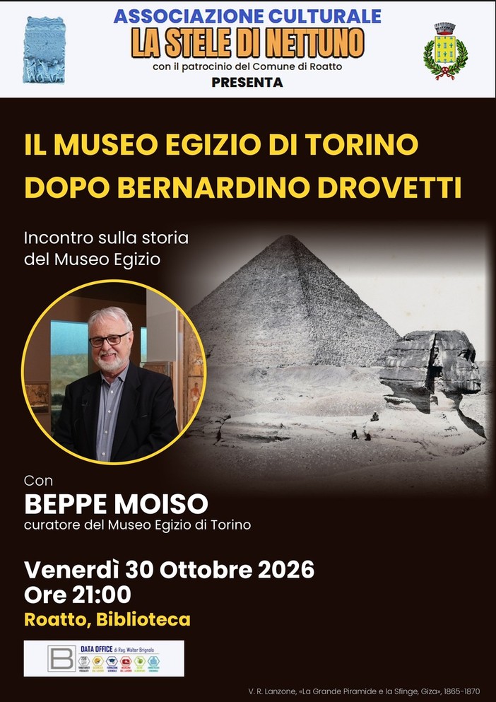 I segreti del Museo Egizio sbarcano a Roatto con il curatore Beppe Moiso