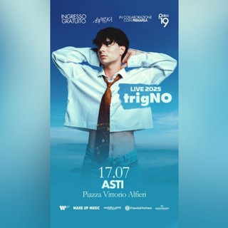 Trigno torna ad Asti per un concerto gratuito ad AstiMusica