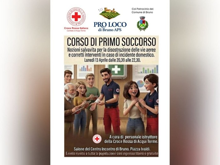 Bruno si mette in gioco per la vita: al via il corso di Primo Soccorso della Pro Loco