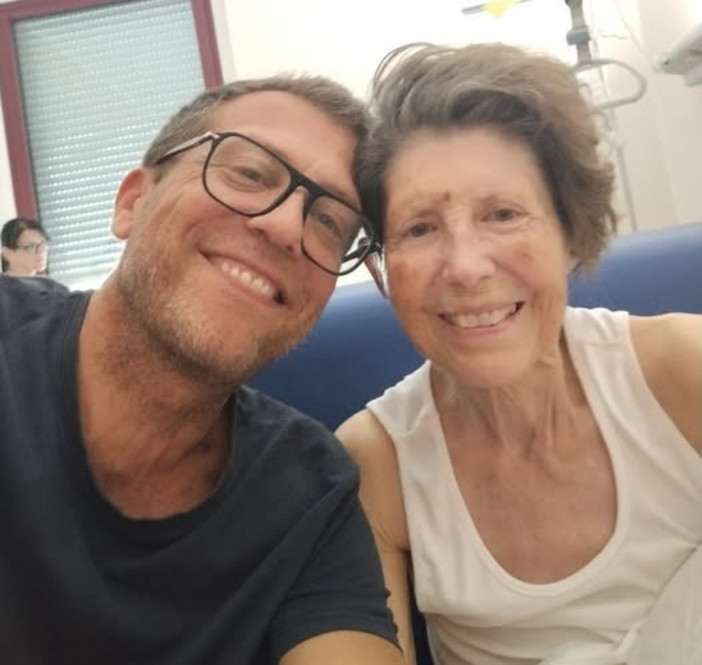 Giuseppe Contorno con sua madre Giuseppe Contorno con sua madre