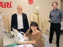 Marina Bergantin con Beppe Amico e don Simone Unere (ph. Merfephoto - Efrem Zanchettin)