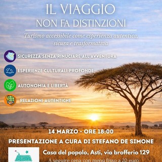Viaggi accessibili: ad Asti la presentazione dell'iniziativa di Stefano De Simone e Uil Asti-Cuneo