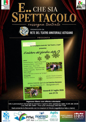 La Rete del teatro amatoriale fa tappa a Mongardino per una serata di suspense e commedia
