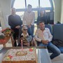 La centenaria Iolanda con famigliari e sindaco
