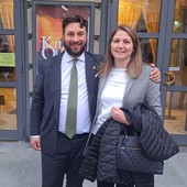 Il sindaco Macchia con l'assessore Riboldi