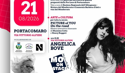 Monferrato On Stage: il 21 agosto a Portacomaro arrivano Angelica Bove e MiXELLE DJ