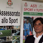 Un immagine d'archivio di Mario Bovino, risalente a quando era assessore allo Sport