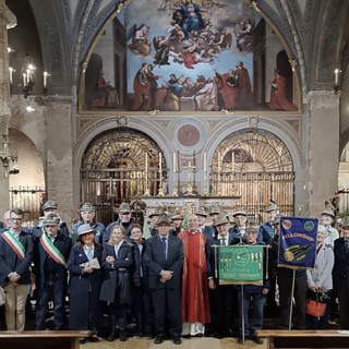 I partecipanti alla cerimonia all’interno della Basilica del Santuario di Crea