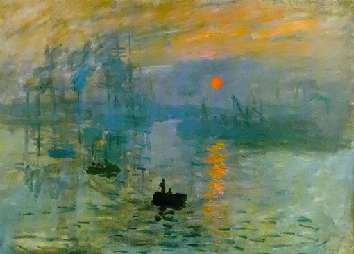 &quot;Impression, soleil levant&quot;, opera di Monet, oggi esposta presso il Musée Marmottan Monet di Parigi, che ha ispirato il nome della corrente pittorica