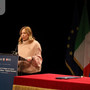 Meloni al Teatro Alfieri nel 2023 (MerfePhoto)