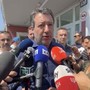 Il ministro Salvini all'uscita del carcere di Bollate Il ministro Salvini all'uscita del carcere di Bollate