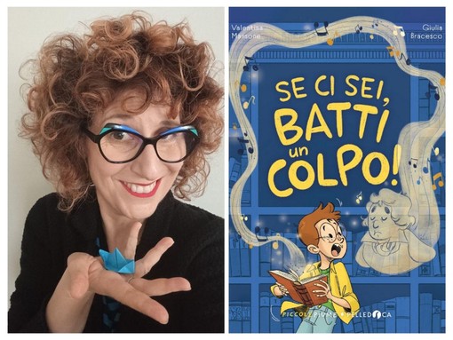 Valentina Mansone (immagine tratta dal suo profilo Facebook) e la copertina del suo nuovo libro