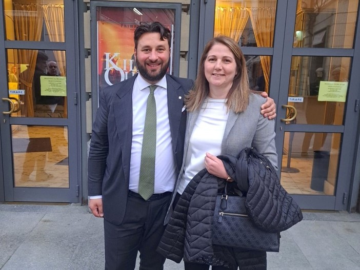 Il sindaco Macchia con l'assessore Riboldi Il sindaco Macchia con l'assessore Riboldi