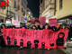 Un'immagine della manifestazione di NUDM dell'8 marzo 2024