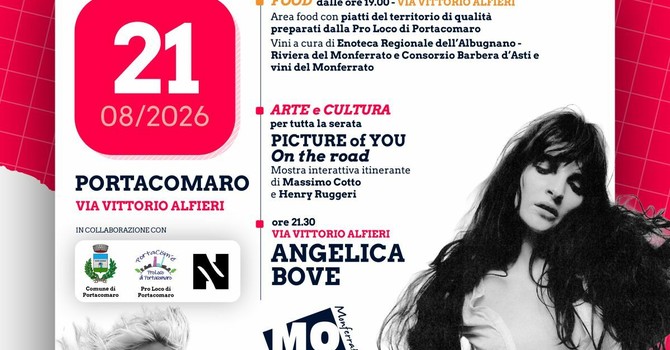 Monferrato On Stage: il 21 agosto a Portacomaro arrivano Angelica Bove e MiXELLE DJ